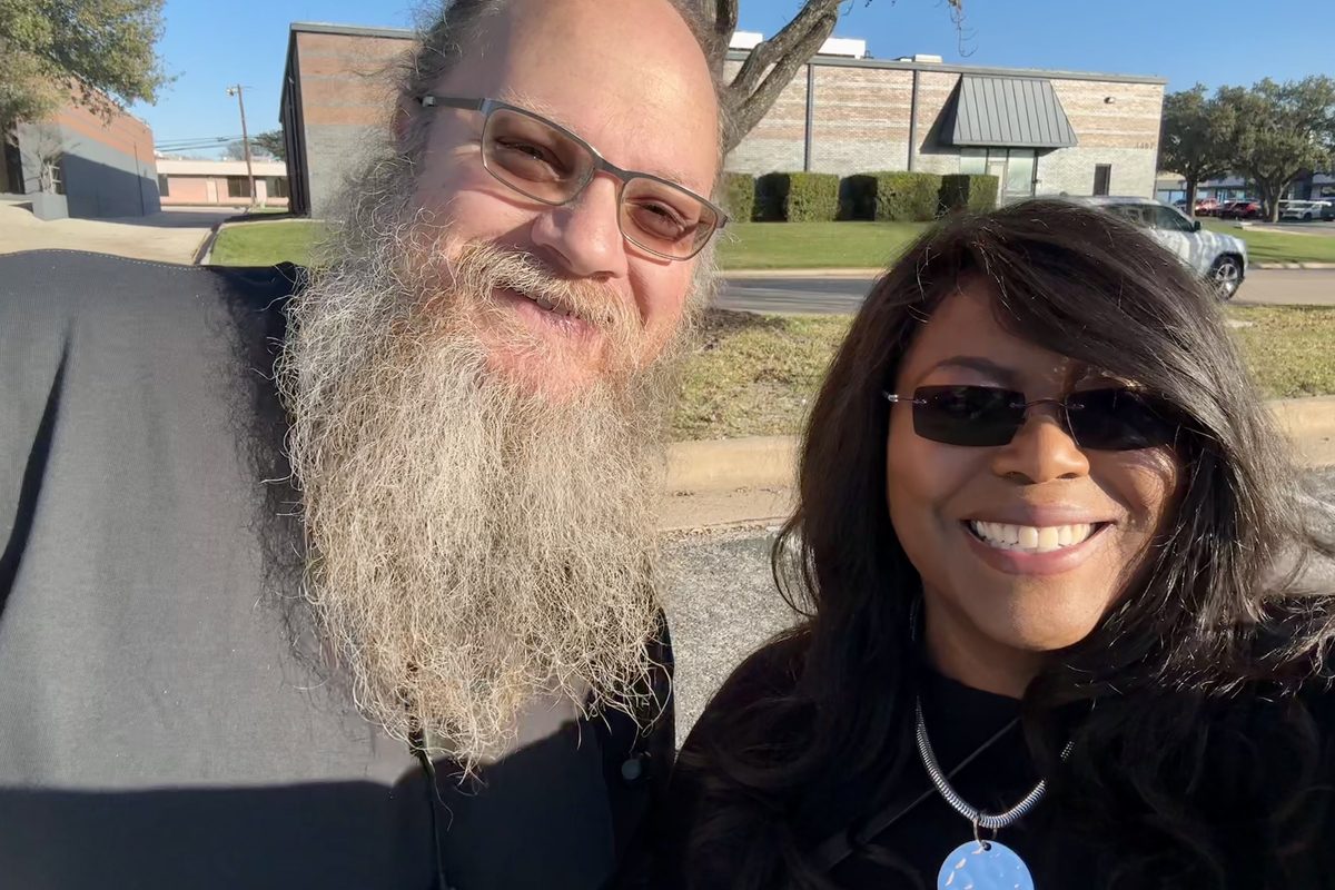 AHF community members — outdoor meetup selfie