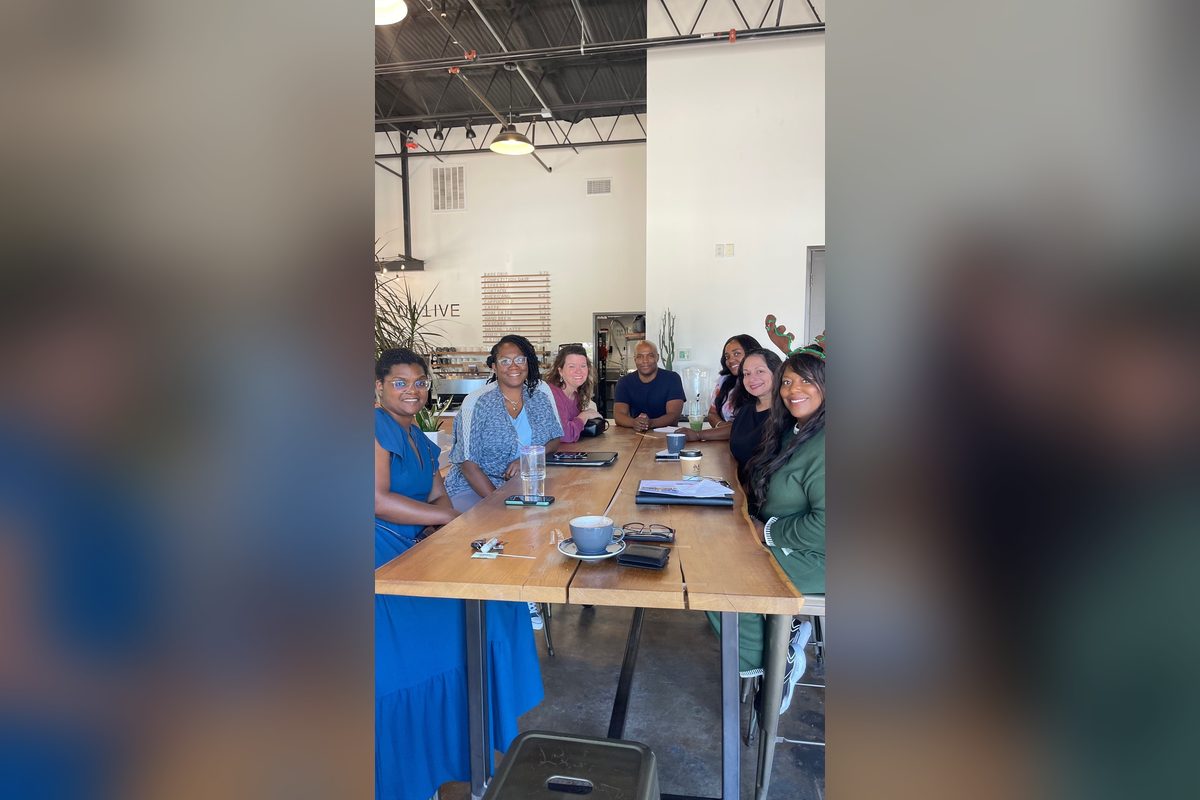 AHF Dallas–Fort Worth meetup — members gathered around a table